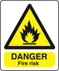 WARN036-236 Warning A6 stickers (2 x105mm X 148mm) Health And Safety Warning Sticker Latex Printed