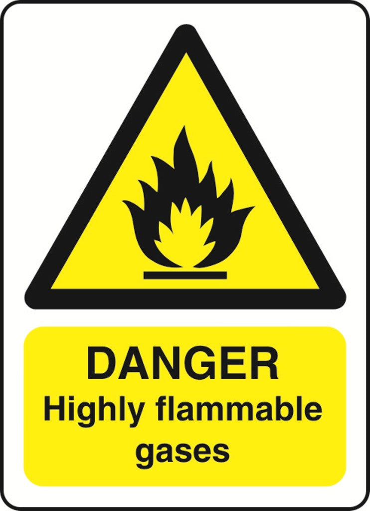 WARN036-236 Warning A5 stickers (2x148mm X 210mm) Health And Safety Warning Sticker Latex Printed
