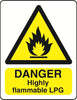 WARN036-236 Warning A5 stickers (2x148mm X 210mm) Health And Safety Warning Sticker Latex Printed