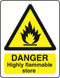 WARN036-236 Warning A6 stickers (2 x105mm X 148mm) Health And Safety Warning Sticker Latex Printed