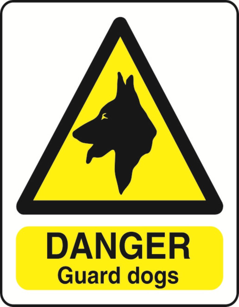 WARN036-291 Warning stickers Various Designs and Sizes Available