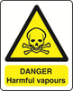WARN036-236 Warning A5 stickers (2x148mm X 210mm) Health And Safety Warning Sticker Latex Printed