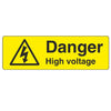 Danger Warning Stickers (100mm x 50mm) Health And Safety Warning Sticker Latex Printed MARK001B -015B