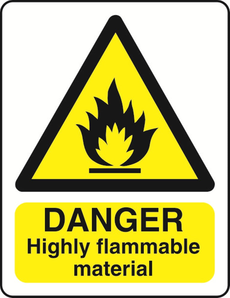 WARN036-236 Warning A5 stickers (2x148mm X 210mm) Health And Safety Warning Sticker Latex Printed