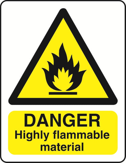 WARN036-236 Warning A5 stickers (2x148mm X 210mm) Health And Safety Warning Sticker Latex Printed