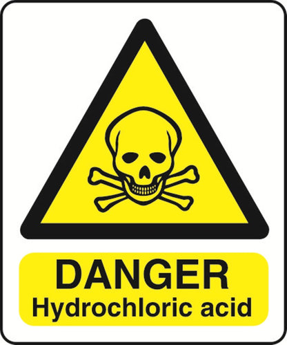 WARN036-236 Warning A5 stickers (2x148mm X 210mm) Health And Safety Warning Sticker Latex Printed