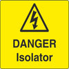 Danger 75mm x 75mm Stickers Health Safety Warning Sticker Latex Printed WARN087C-287C