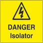 Danger 75mm x 75mm Stickers Health Safety Warning Sticker Latex Printed WARN087C-287C