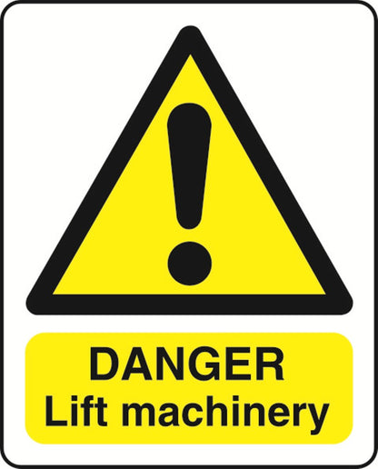 WARN036-236 Warning A5 stickers (2x148mm X 210mm) Health And Safety Warning Sticker Latex Printed