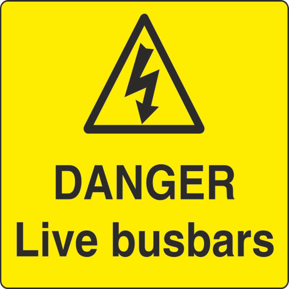 Danger 75mm x 75mm Stickers Health Safety Warning Sticker Latex Printed WARN087C-287C