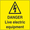 Danger 75mm x 75mm Stickers Health Safety Warning Sticker Latex Printed WARN087C-287C