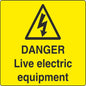 Danger 75mm x 75mm Stickers Health Safety Warning Sticker Latex Printed WARN087C-287C