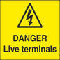 Danger 75mm x 75mm Stickers Health Safety Warning Sticker Latex Printed WARN087C-287C