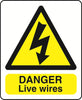 WARN036-236 Warning A5 stickers (2x148mm X 210mm) Health And Safety Warning Sticker Latex Printed
