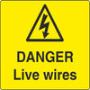 Danger 75mm x 75mm Stickers Health Safety Warning Sticker Latex Printed WARN087C-287C