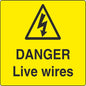Danger 75mm x 75mm Stickers Health Safety Warning Sticker Latex Printed WARN087C-287C