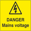 Danger 75mm x 75mm Stickers Health Safety Warning Sticker Latex Printed WARN087C-287C