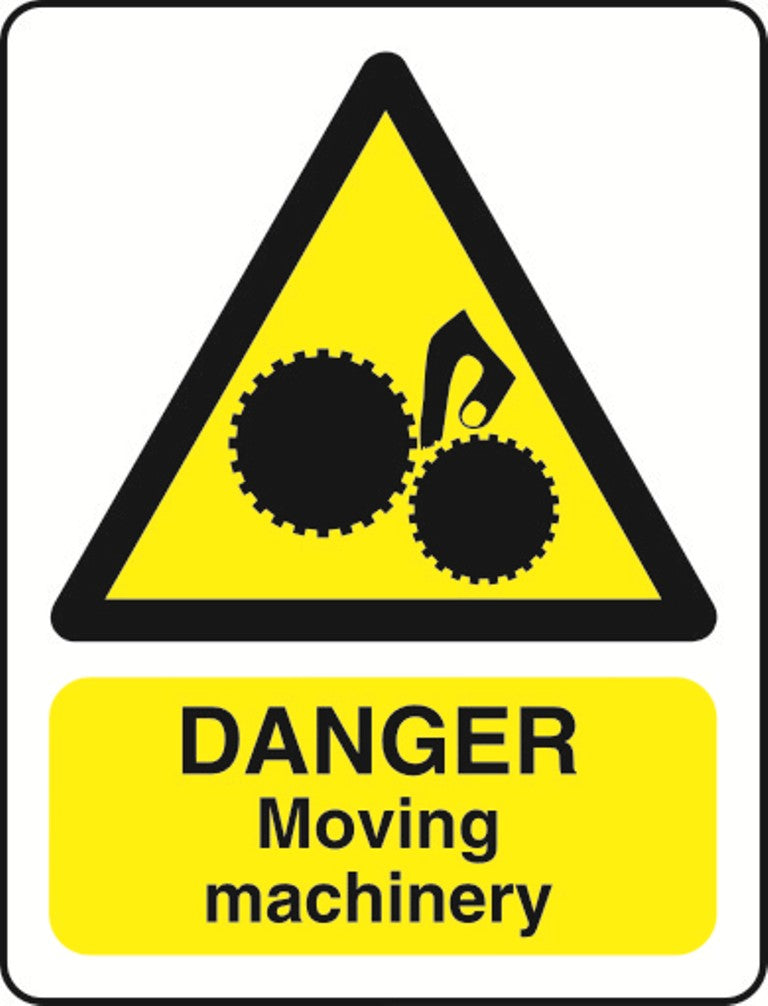 WARN036-236 Warning A5 stickers (2x148mm X 210mm) Health And Safety Warning Sticker Latex Printed