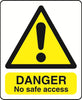 WARN036-236 Warning A5 stickers (2x148mm X 210mm) Health And Safety Warning Sticker Latex Printed