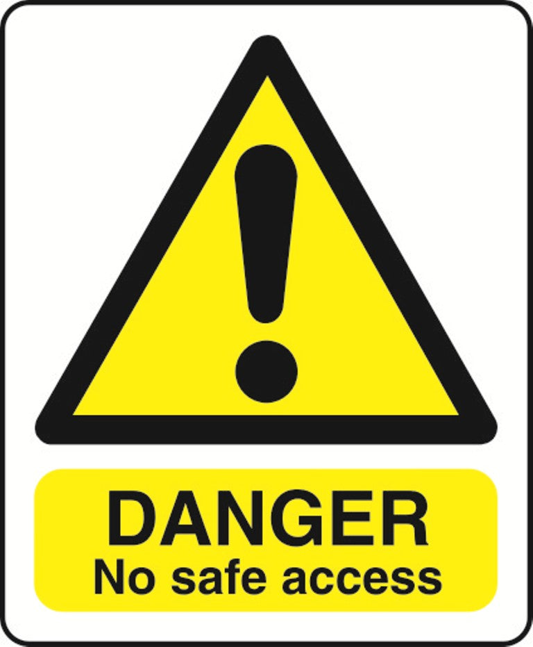 WARN036-236 Warning A5 stickers (2x148mm X 210mm) Health And Safety Warning Sticker Latex Printed