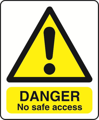 WARN036-236 Warning A5 stickers (2x148mm X 210mm) Health And Safety Warning Sticker Latex Printed