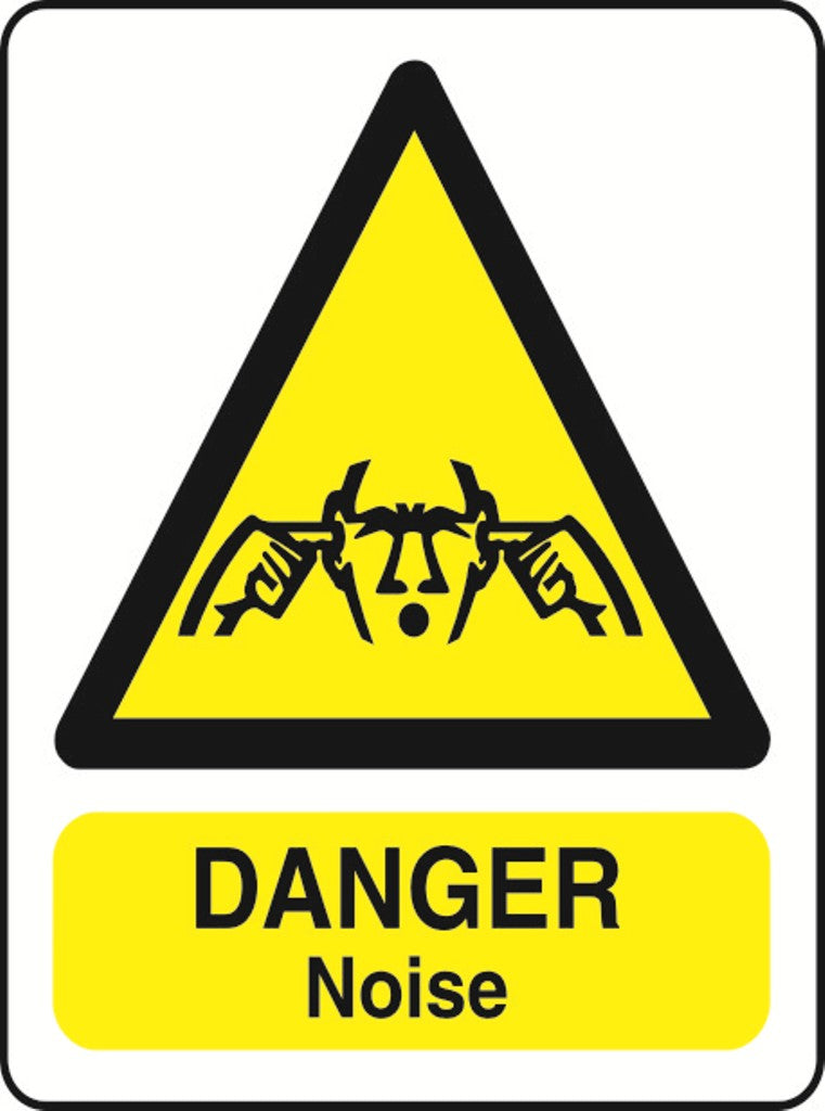 WARN036-236 Warning A5 stickers (2x148mm X 210mm) Health And Safety Warning Sticker Latex Printed