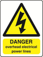 WARN036-236 Warning A6 stickers (2 x105mm X 148mm) Health And Safety Warning Sticker Latex Printed