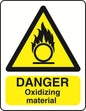 WARN036-236 Warning A6 stickers (2 x105mm X 148mm) Health And Safety Warning Sticker Latex Printed