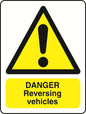 WARN036-236 Warning A6 stickers (2 x105mm X 148mm) Health And Safety Warning Sticker Latex Printed