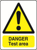 WARN036-236 Warning A5 stickers (2x148mm X 210mm) Health And Safety Warning Sticker Latex Printed