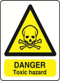 WARN036-236 Warning A6 stickers (2 x105mm X 148mm) Health And Safety Warning Sticker Latex Printed