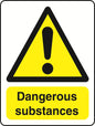 WARN036-236 Warning A6 stickers (2 x105mm X 148mm) Health And Safety Warning Sticker Latex Printed