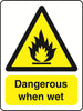WARN036-236 Warning A5 stickers (2x148mm X 210mm) Health And Safety Warning Sticker Latex Printed