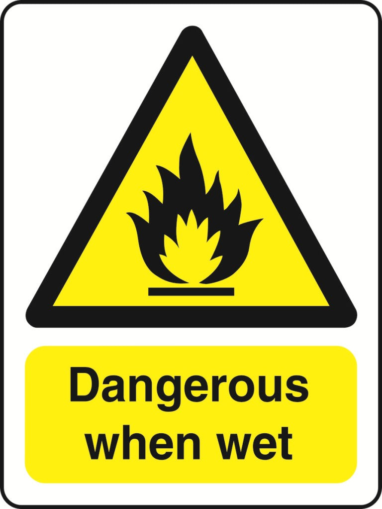 WARN036-236 Warning A5 stickers (2x148mm X 210mm) Health And Safety Warning Sticker Latex Printed