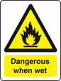 WARN036-236 Warning A6 stickers (2 x105mm X 148mm) Health And Safety Warning Sticker Latex Printed