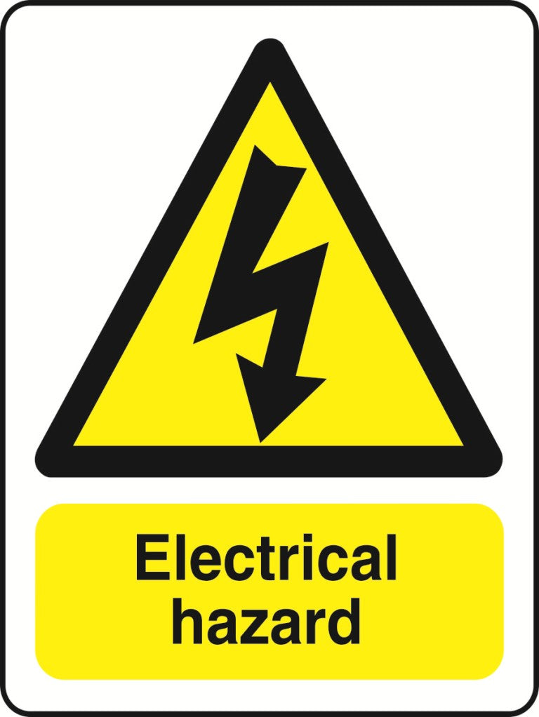 WARN036-236 Warning A5 stickers (2x148mm X 210mm) Health And Safety Warning Sticker Latex Printed