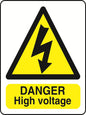 WARN237-291 Warning A5 stickers (2x148mm X 210mm) Health And Safety Warning Sticker Latex Printed