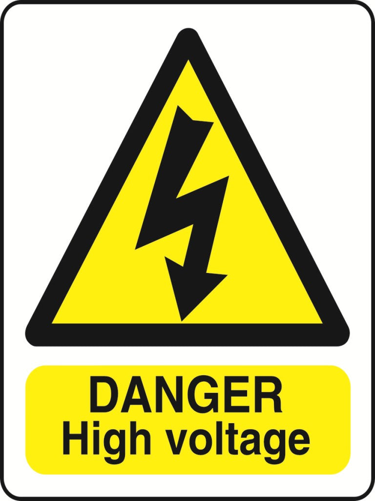 WARN036-291 Warning stickers Various Designs and Sizes Available