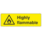 Danger 100mm x 50mm Labels Health And Safety Warning Sticker Latex Printed WARN086B-295B