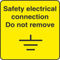 Danger 75mm x 75mm Stickers Health Safety Warning Sticker Latex Printed WARN087C-287C
