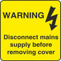 Danger Sticker 50mm x 50mm Health Safety Warning Sticker Latex Printed WARN087B-287B