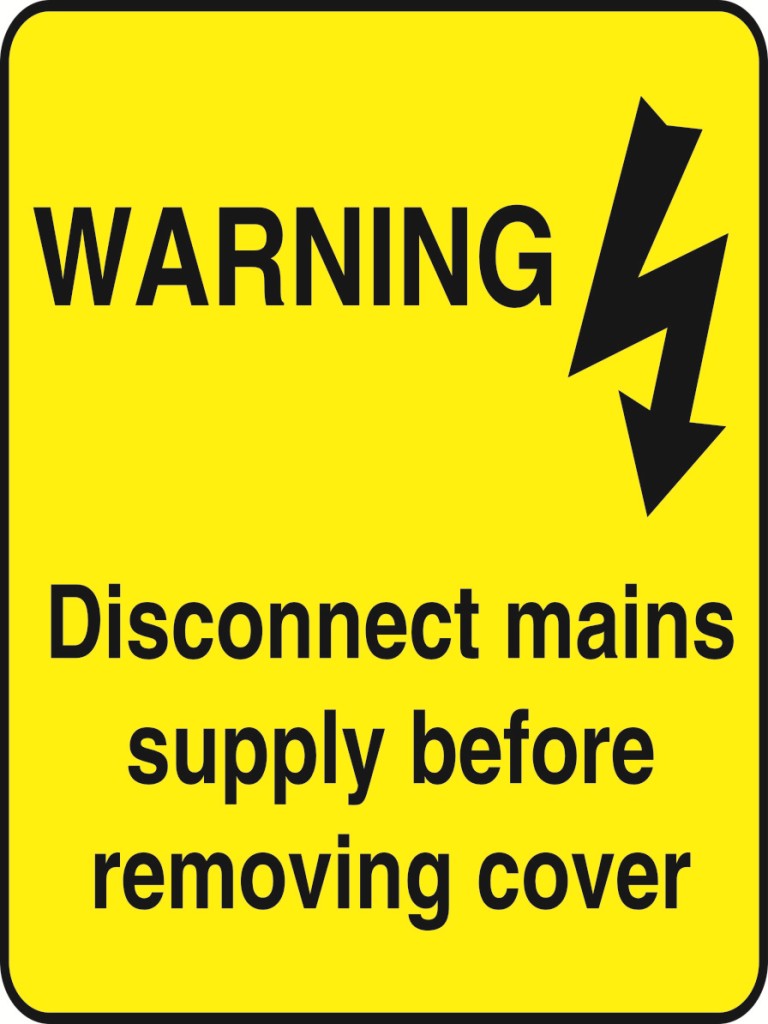 WARN036-291 Warning stickers Various Designs and Sizes Available