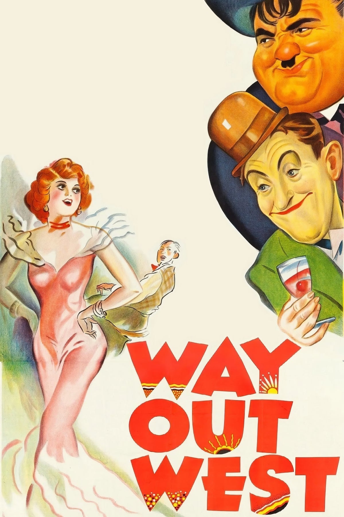 Way Out West (1937) Film/Movie Premium Waterproof & Tear Resistant Posters