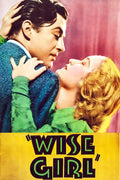 Wise Girl (1937) Film/Movie Premium Waterproof & Tear Resistant Posters