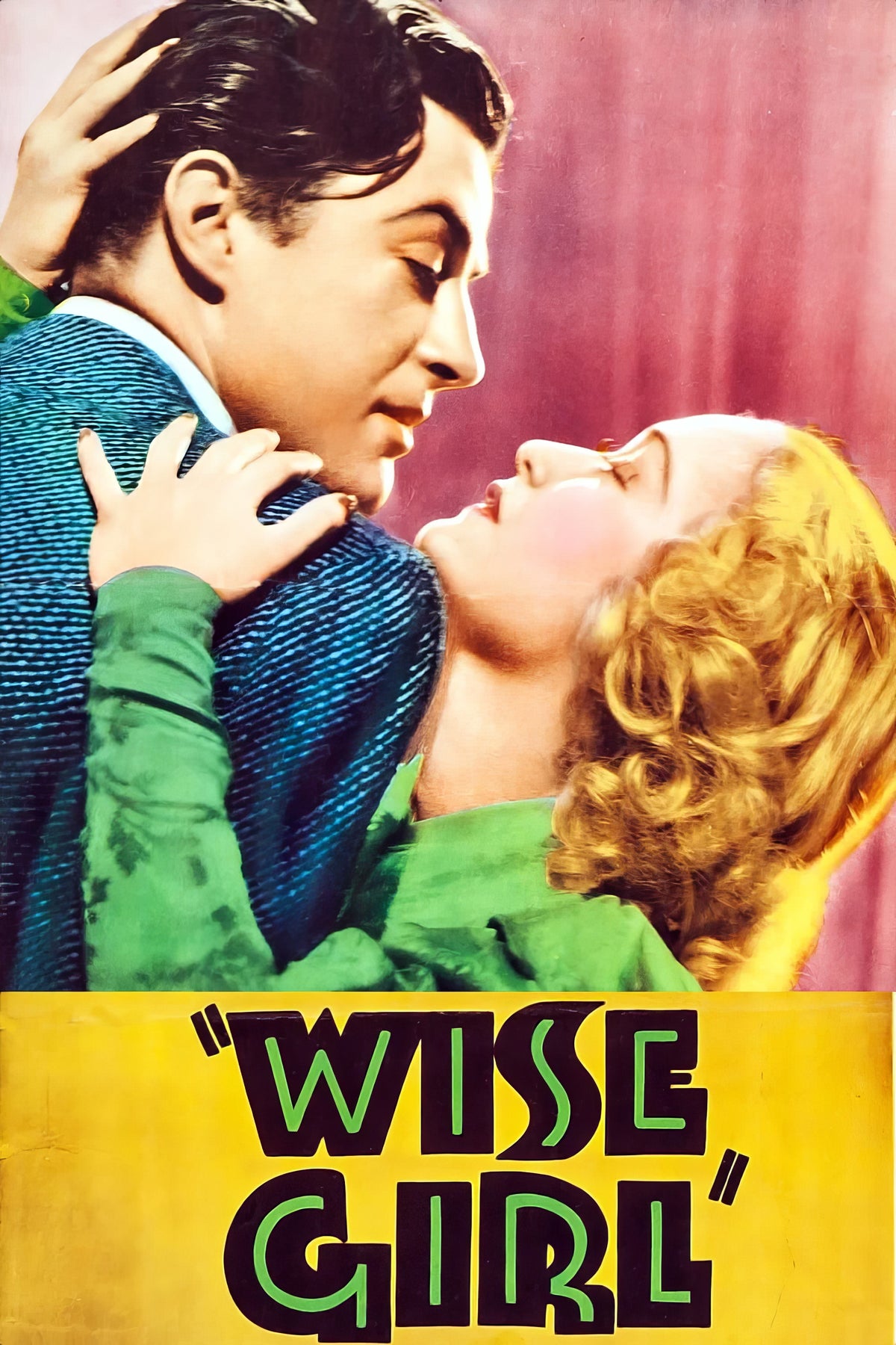 Wise Girl (1937) Film/Movie Premium Waterproof & Tear Resistant Posters