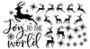 Christmas Santa Sticker Sheet Decal Xmas Wall Self Adhesive Vinyl Various Designs Available