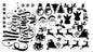 Christmas Santa Sticker Sheet Decal Xmas Wall Self Adhesive Vinyl Various Designs Available