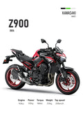 Kawasaki Z900 (2024) Motorbike Poster Printed | Premium Waterproof & Tear Resistant Full Colour Posters