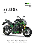 Kawasaki Z900SE (2025) Motorbike Poster Printed | Premium Waterproof & Tear Resistant Full Colour Posters