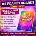 Foamex Boards – 3mm Thick | Full Colour Printed PVC Foam Board Signs | Indoor & Outdoor Signage | A0–A5